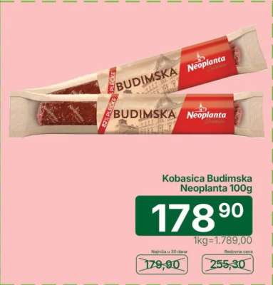 Kobasica budimska Neoplanta 100g