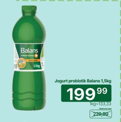 Jogurt probiotik Balans+ 1.5kg