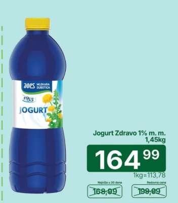 Jogurt Zdravo 1% m.m.