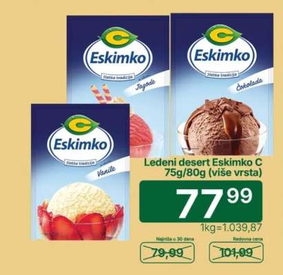 Ledeni desert Eskimko C