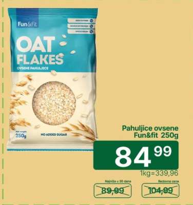 Pahuljice ovsene Fun&Fit 250g