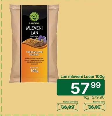 Lan mleveni Lučar 100g