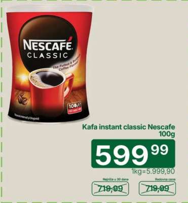 Kafa instant Classic Nescafe 100g