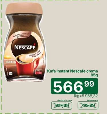 Kafa instant Nescafe crema