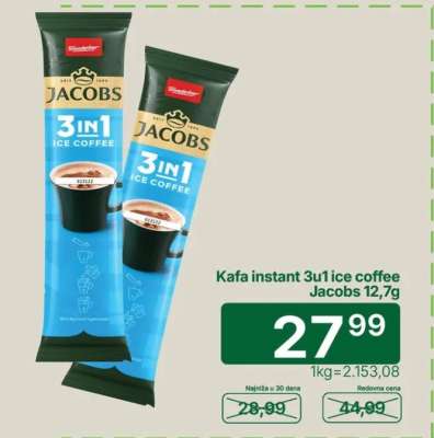 Kafa instant 3u1 ice coffee Jacobs 12,7g