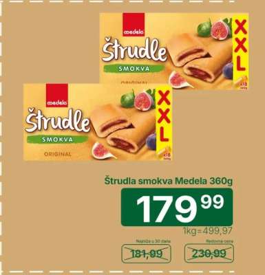 Štrudla smokva Medela 360g