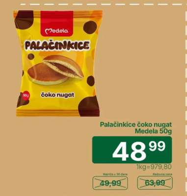 Palačinkice čoko nugat