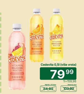 Cedevita 0,5l (više vrsta)