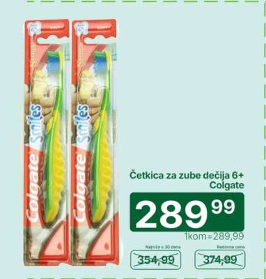 Četkica za zube dečija 6+ Colgate