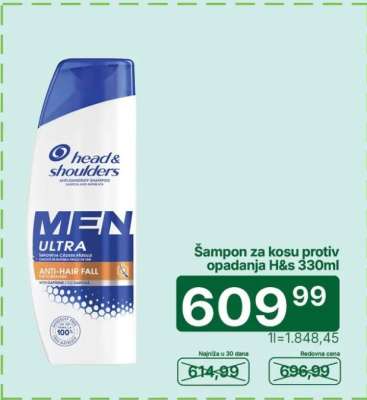 Šampon za kosu protiv opadanja H&S 330ml
