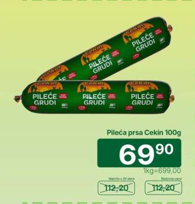 Pileća prsa Cekin 100g