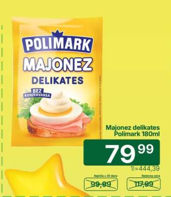 Majonez delikates Polimark 180ml