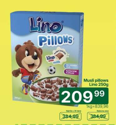 Musli pillows Lino 250g