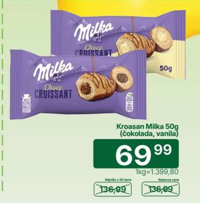 Kroasan Milka 50g