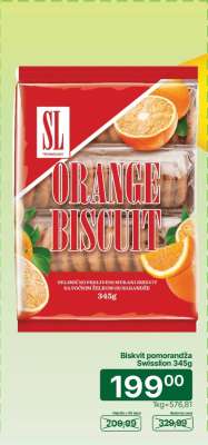 Biskvit pomorandža Swisslion 345g