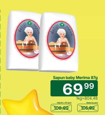 Sapun baby Merima 87g