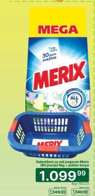 Deterdžent za veš jorgovan Merix