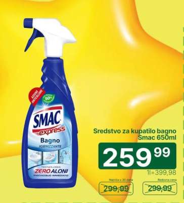 Sredstvo za kupatilo bagno Smac 650ml