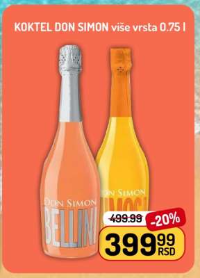 KOKTEL DON SIMON više vrsta 0.75 l