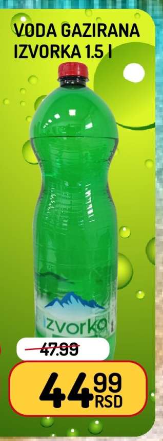 Voda Gazirana Izvorka 1.5 l