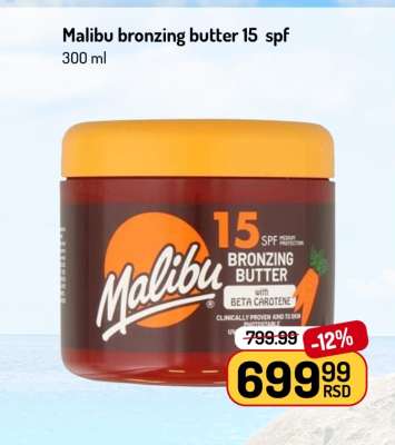 Malibu bronzing butter 15 SPF