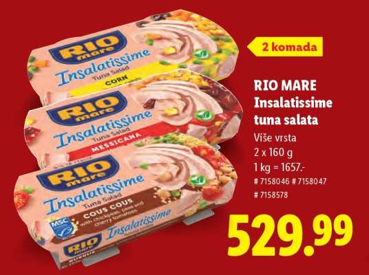 Rio Mare Insalatissime tuna salata
