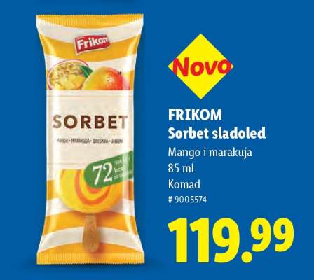 FRIKOM Sorbet sladoled