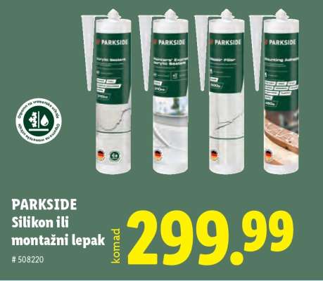 PARKSIDE Silikon ili montažni lepak