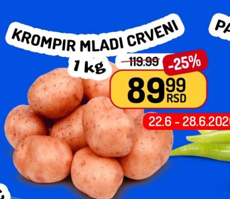Krompir mladi crveni