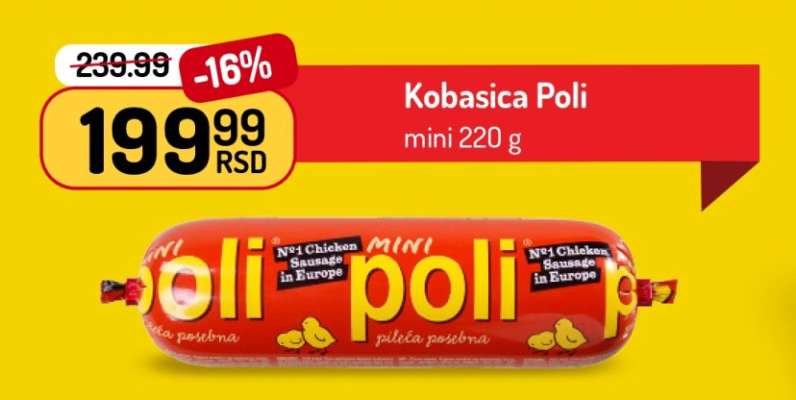 Kobasica Poli mini 220 g