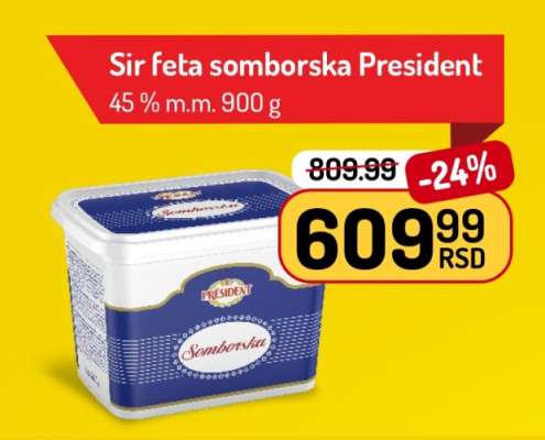 Sir feta somborska President