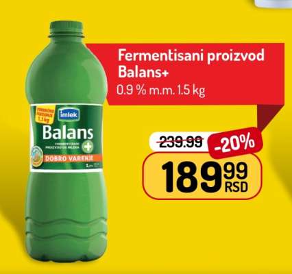 Fermentisani proizvod Balans+