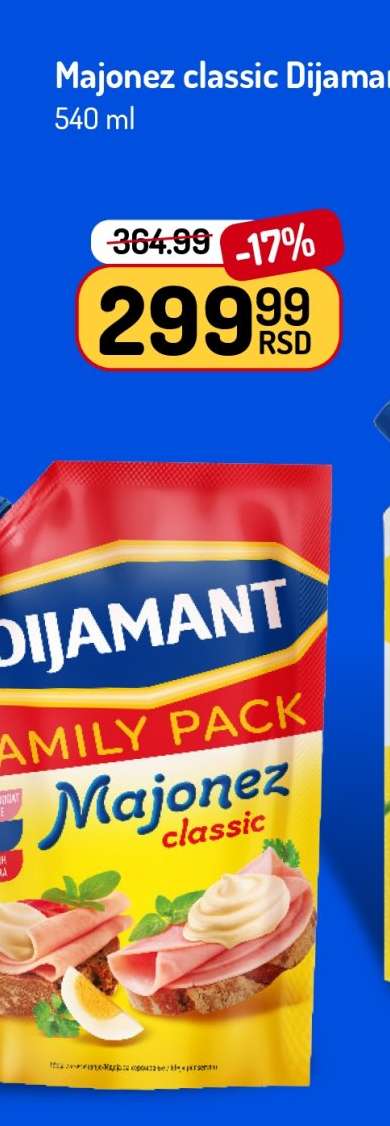 Majonez Classic Dijamant