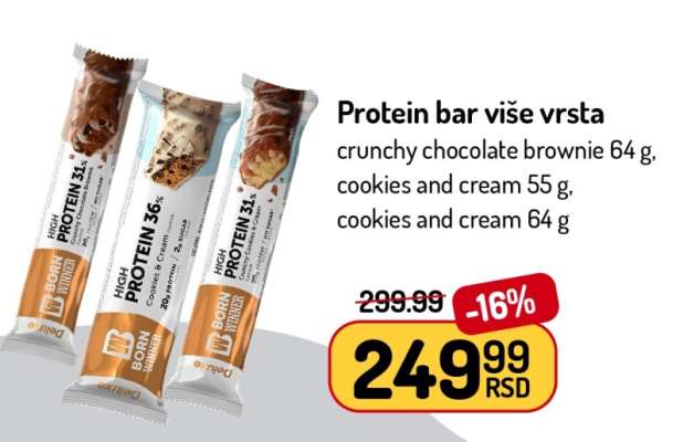 Protein bar više vrsta