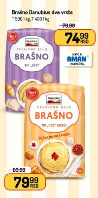 Brašno Danubius dve vrste