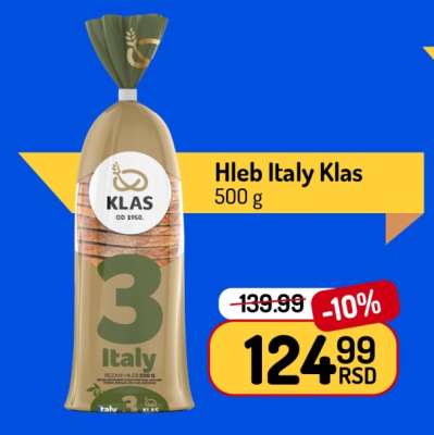 Hleb Italy Klas