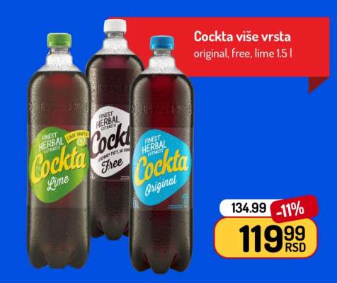 Cockta više vrsta