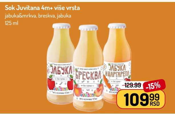 Sok Juvitana 4m+ više vrsta