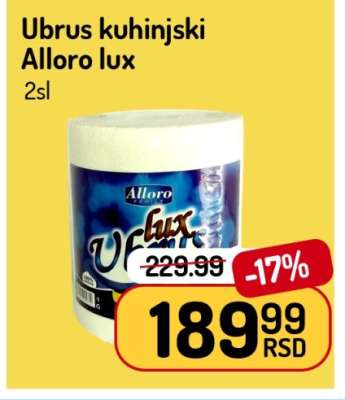 Ubrus kuhinjski Alloro lux