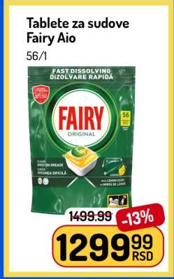 Tablete za sudove Fairy Aio