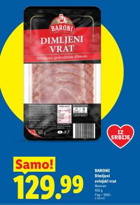 Baroni Dimljeni svinjski vrat