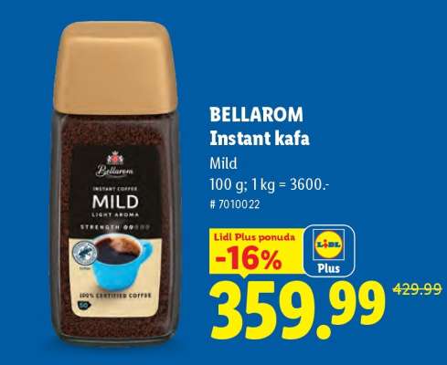 Bellarom Instant kafa