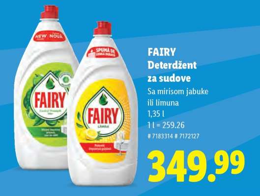 Fairy Deterdžent za sudove