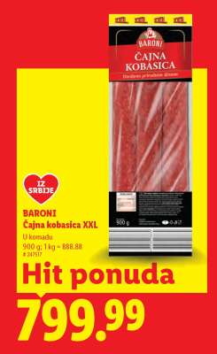 Baroni Čajna kobasica XXL