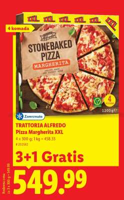 Trattoria Alfredo Pizza Margherita XXL