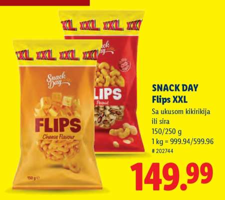 Snack Day Flips XXL