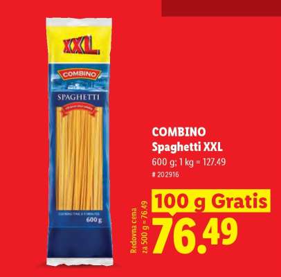 Combino Spaghetti XXL