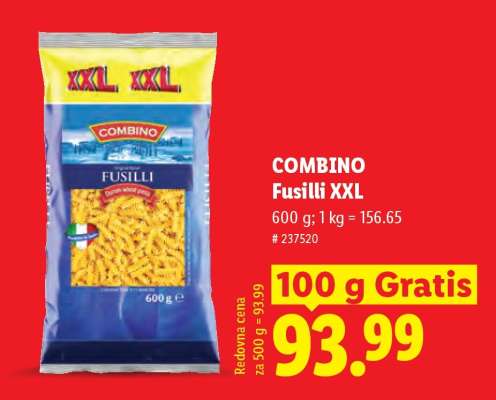 Combino Fusilli XXL