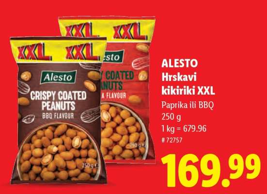 Alesto hrskavi kikiriki XXL