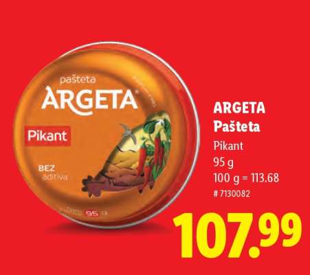 ARGETA PAŠTETA